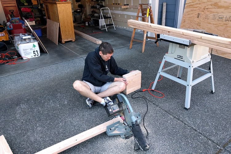 DIY Garage Storage Shelving - Easy do-it-yourself shelves 